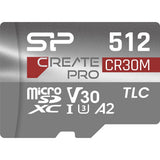 Silicon Power MicroSDXC Card Createpro CR30M Class 10 A2 512GB w/ Adapter - image 3 of 3