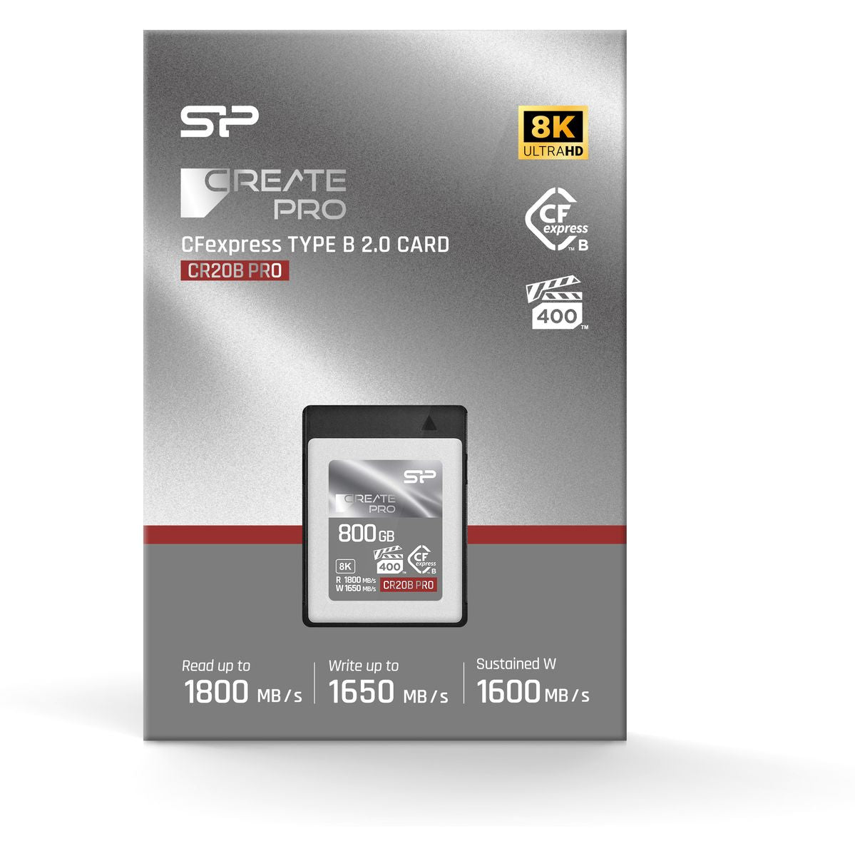 Silicon Power CFexpress 2.0 Type B Card Createpro CR20B Pro 800GB - image 2 of 5