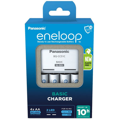 Eneloop CC51 Charger w/ 4X AA 2000 mAh Eneloop - image 3 of 5