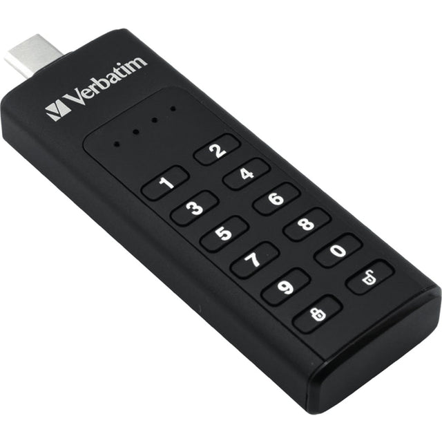 Verbatim Keypad Secure USB-Flashstation Gecodeerd 32 GB USB-C 3.1