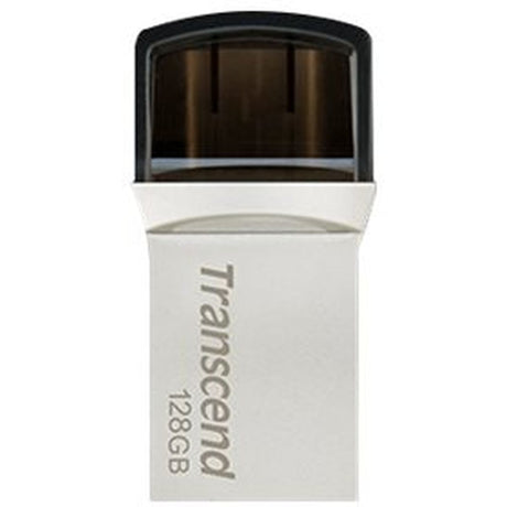 Transcend Jetflash 890 128GB USB-C 3.1 Gen 1 Silver