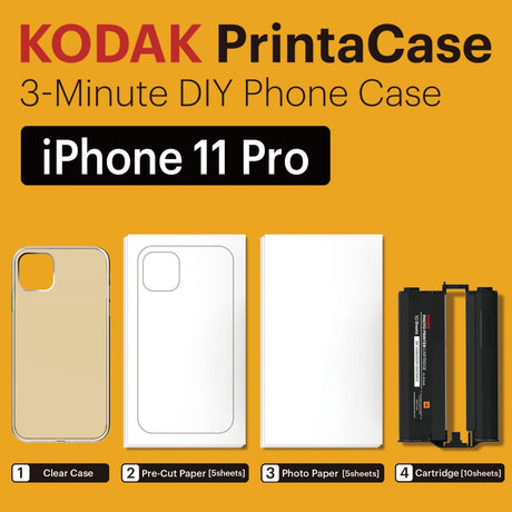 Kodak Printacase For IP 11PRO w/ 10PAPERS (5PRE-Cut/5PHOTO) - image 2 of 5