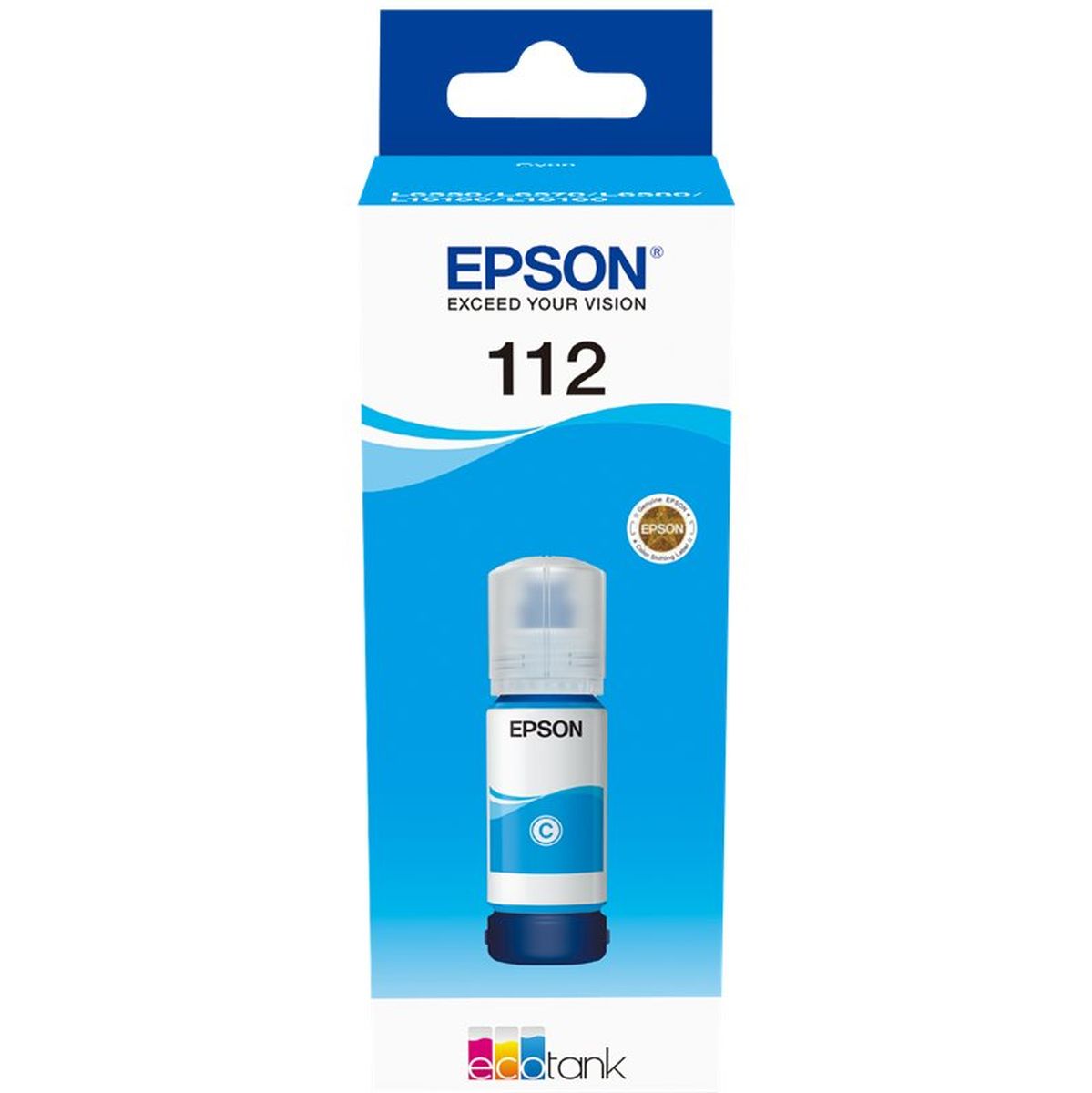 Epson EcoTank 112 70 ml Cyan Origineel Inktvulling For EcoTank