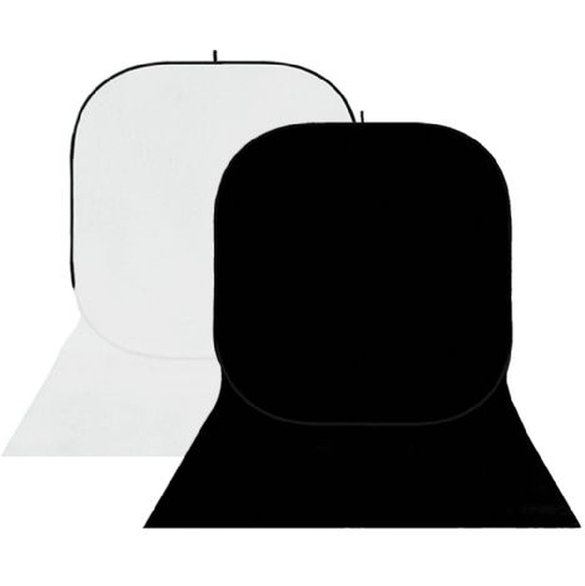 StudioKing Background Board BBT-01-20 White/Black 400x150cm