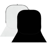 StudioKing Background Board BBT-01-20 White/Black 400x150cm