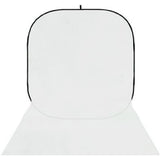 StudioKing Background Board BBT-01-20 White/Black 400x150cm