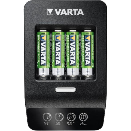 Varta LCD Ultra Fast Charger+ w/ 4 x AA 2100mAh