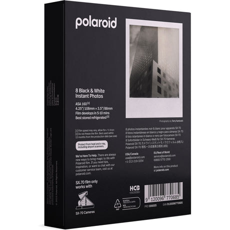Polaroid Originals B&W Instant Film For SX70 - image 5 of 5