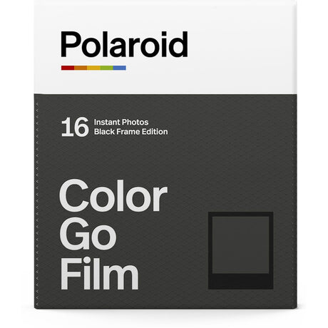 Polaroid Colour Instant Film For Go - Black Frame Edition