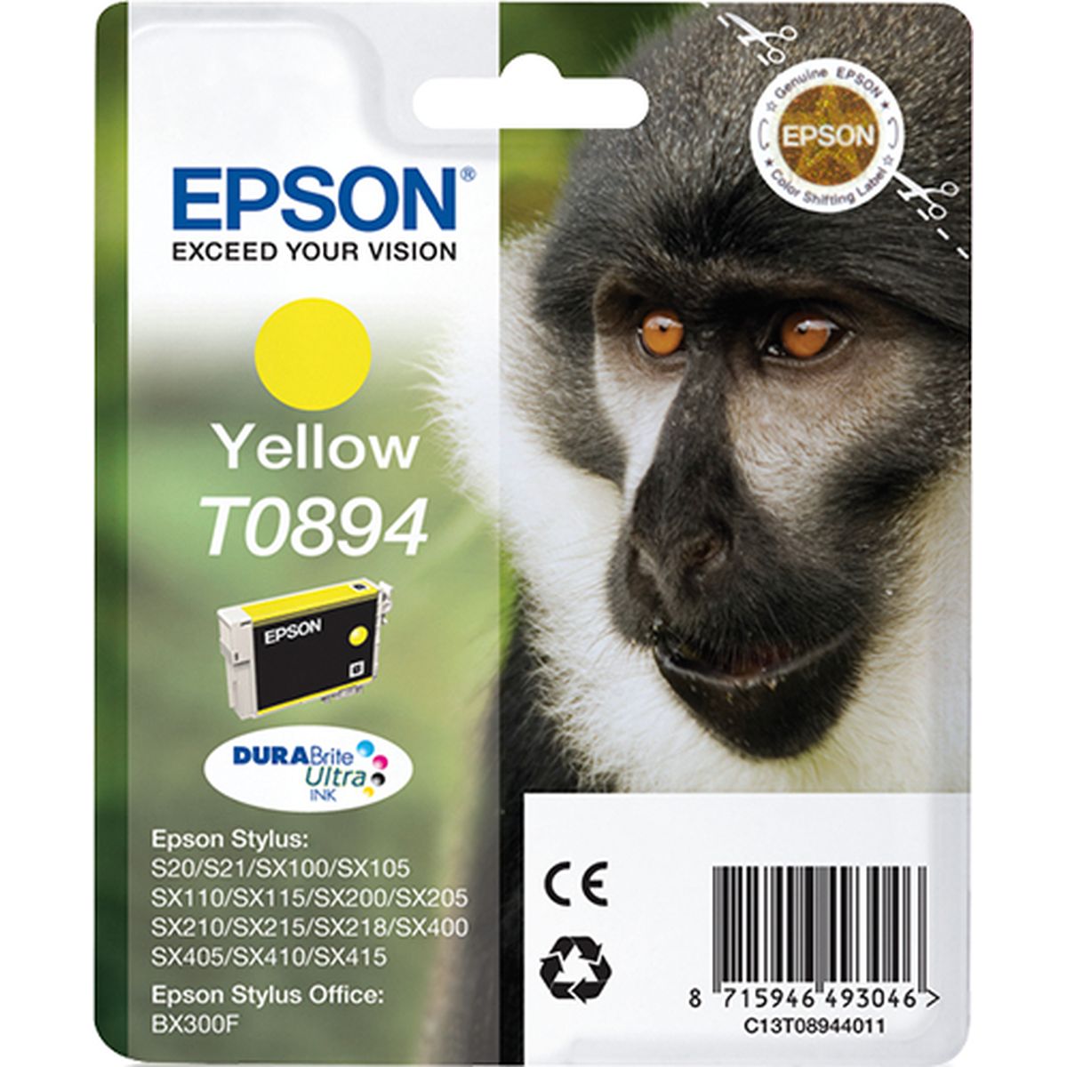 Epson T0894 Yellow DuraBrite Ultra Ink Aap
