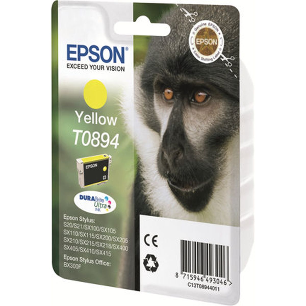 Epson T0894 Yellow DuraBrite Ultra Ink Aap - image 2 of 3