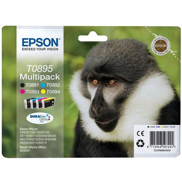 Epson T0895 Multipack 4-Coloursdurabrite Ultra Ink Aap