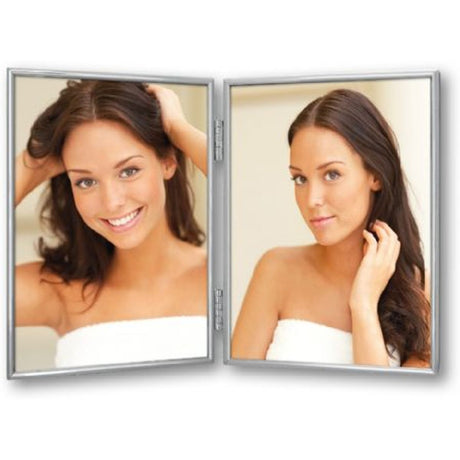Zep 2-LUIK Photo Frame 120DS01-4R Silver 2X 10x15cm
