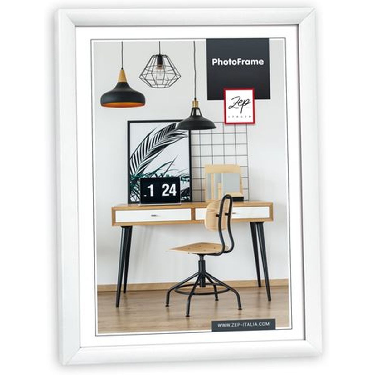 Zep Plastic Photo Frame KW1 White 10x15cm
