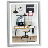 Zep Plastic Photo Frame KL1 Silver 10x15cm