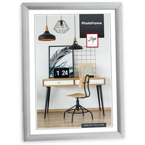 Zep Plastic Photo Frame KL1 Silver 10x15cm