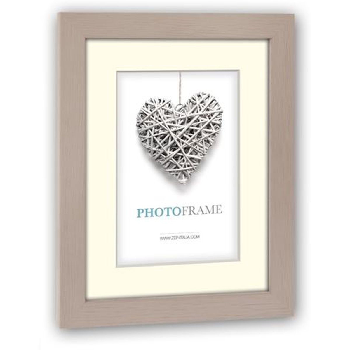 Zep Wooden Photo Frame V32682 Regent 2 Grey 10x15 / 15x20cm