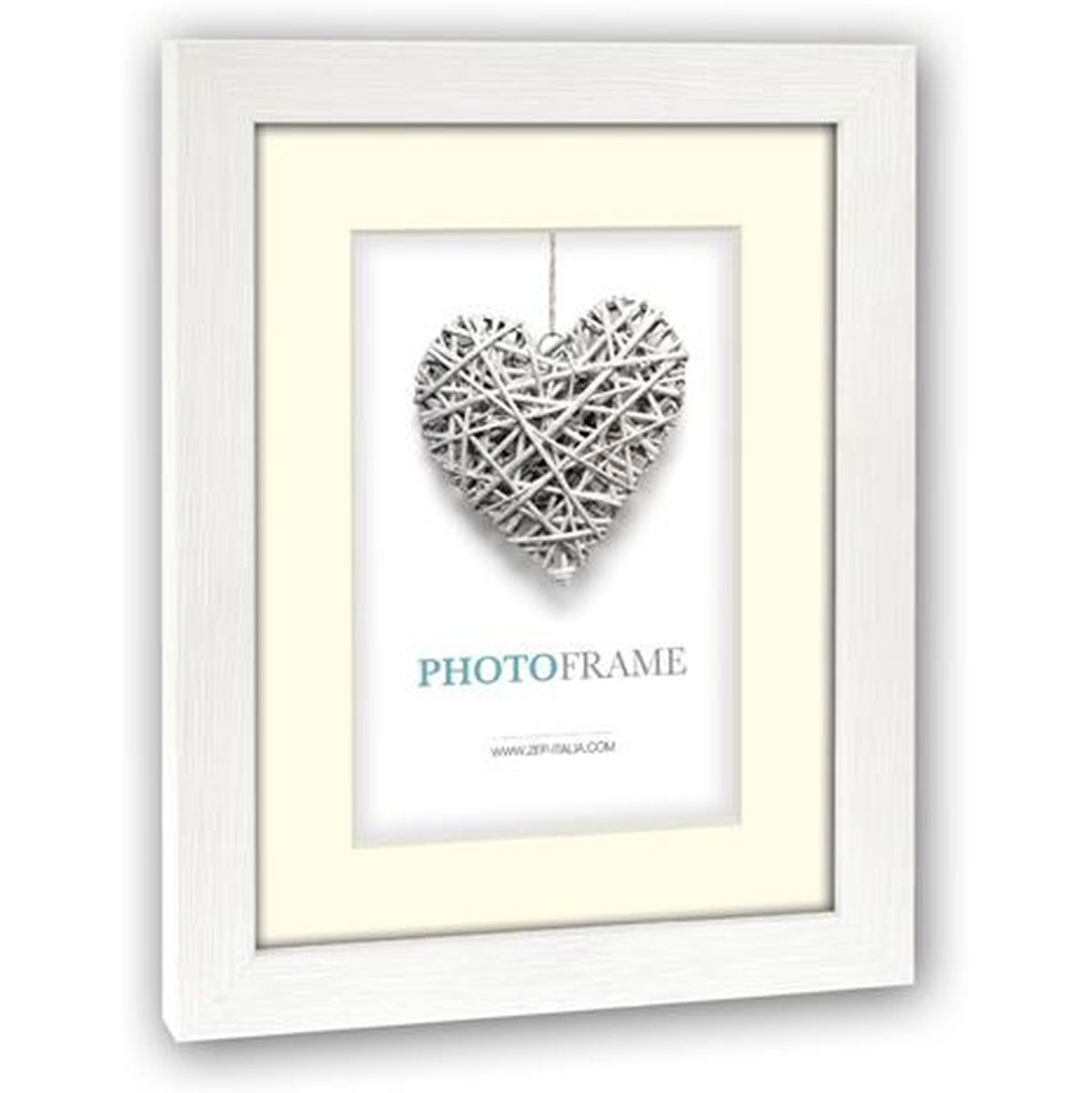Zep Wooden Photo Frame V32234 Regent 4 White 15x20 / 20x30cm