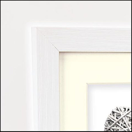 Zep Wooden Photo Frame V32234 Regent 4 White 15x20 / 20x30cm - image 2 of 2