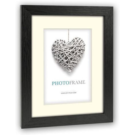 Zep Wooden Photo Frame V32235 Regent 5 Black 15x20 / 20x30cm