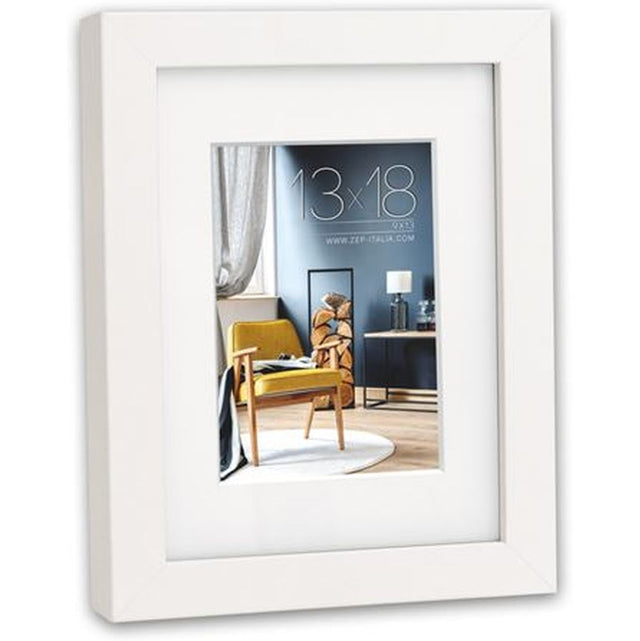 Zep Photo Frame V5968W Niki White 10x15 / 15x20cm