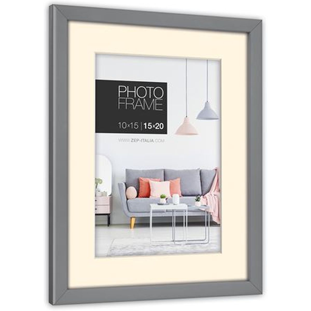Zep Photo Frame NP23G Edison Grey 15x20 / 20x30cm