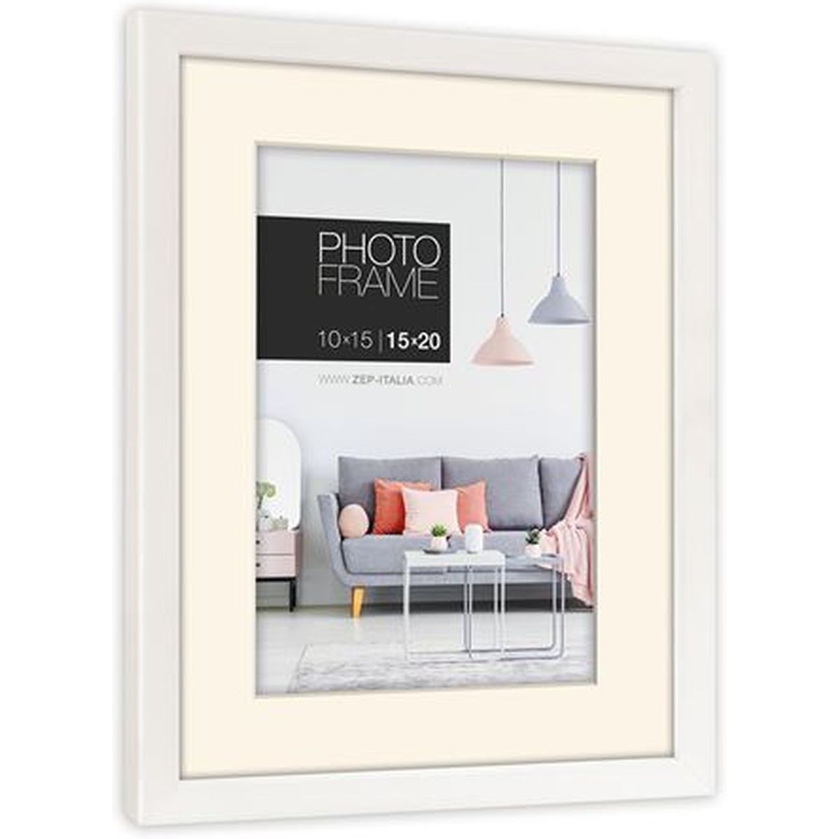 Zep Photo Frame NP46W Edison White 10x15cm