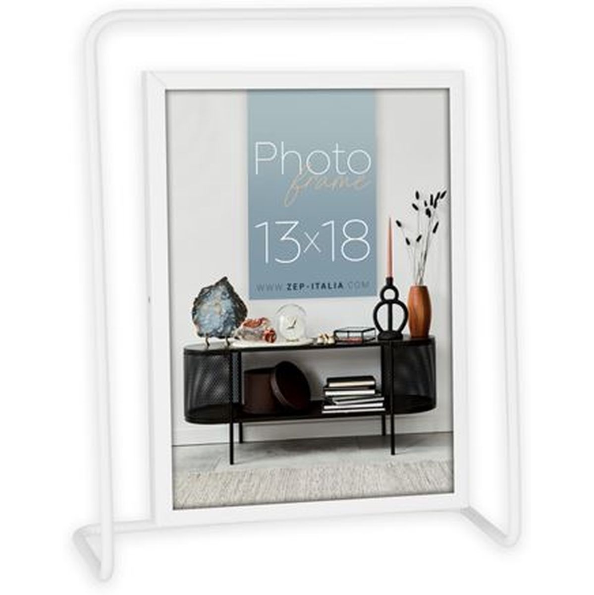 Zep Photo Frame RT457W Alcamo White 13x18 cm