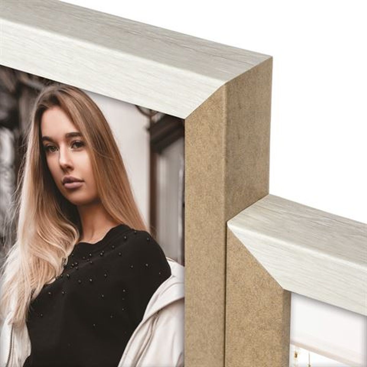 Zep Photo Frame DN496W Vercelli White 4Q 4X 10x15 cm - image 2 of 3