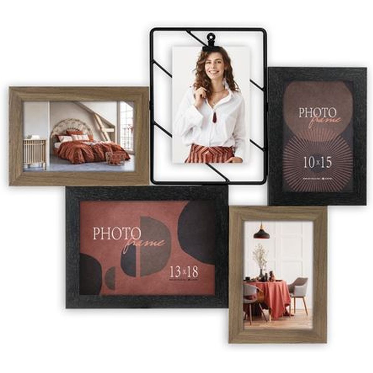 Zep Photo Frame DN562 Nocera 4X 10x15 cm 1X 13x18