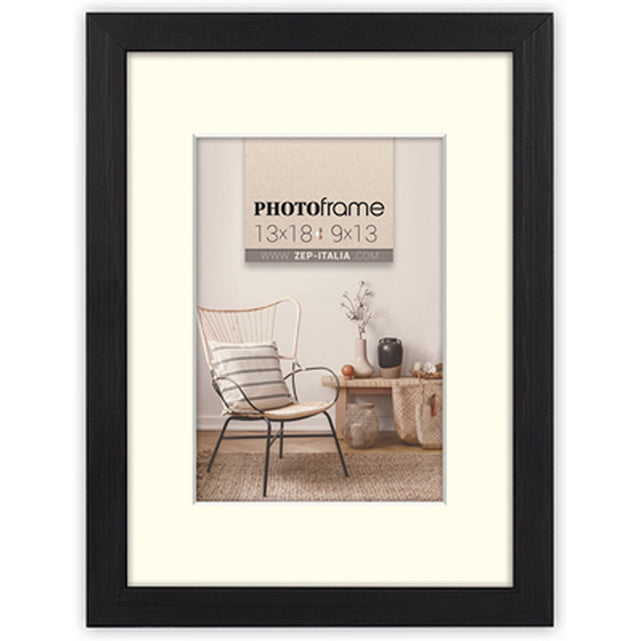 Zep Photo Frame V4523B Malmo Black 15x20 / 20x30 cm