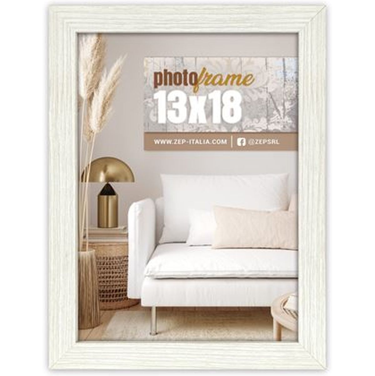 Zep HK557W Halle White 13x18 cm