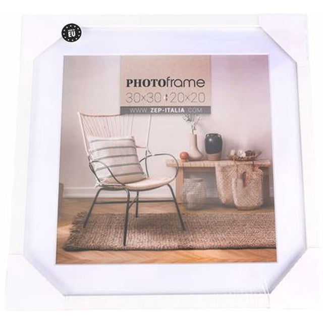 Zep Photo Frame V4530W Malmo White 20x20/30x30 cm