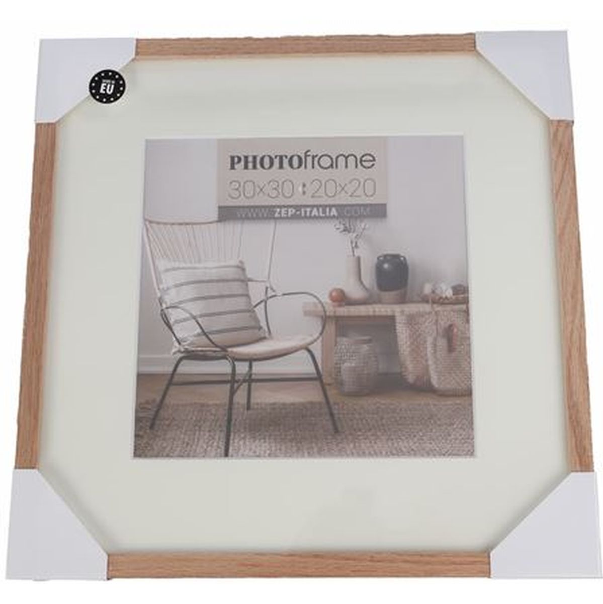 Zep Photo Frame V4530N Malmo Natural 20x20/30x30 cm