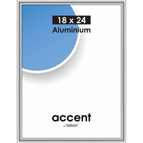 Nielsen Photo Frame 53423 Accent Glanzend Silver 18x24cm