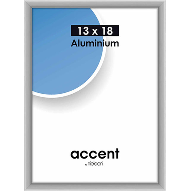 Nielsen Photo Frame 53224 Accent Mat Silver 13x18cm