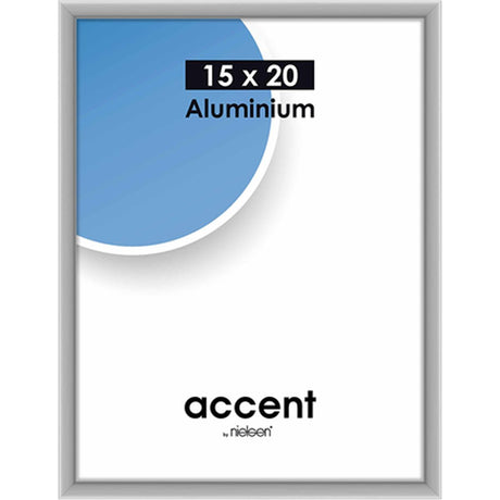 Nielsen Photo Frame 51324 Accent Mat Silver 15x20cm