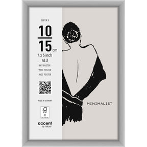 Nielsen Photo Frame 5411124 Super 8 Matt Silver 10x15 cm