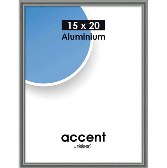Nielsen Photo Frame 51325 Accent Steel Grey 15x20cm
