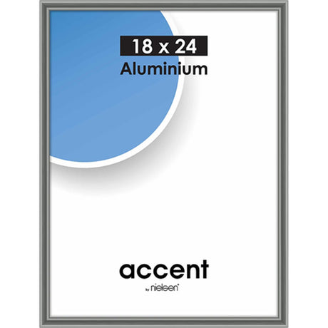 Nielsen Photo Frame 53425 Accent Steel Grey 18x24cm