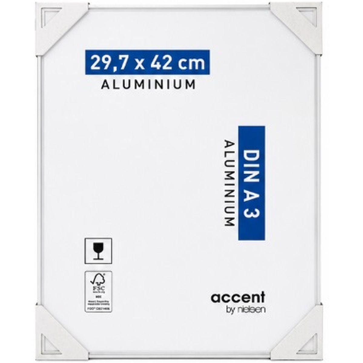 Nielsen Photo Frame 59719 Accent Glossy White 29.7x42 cm