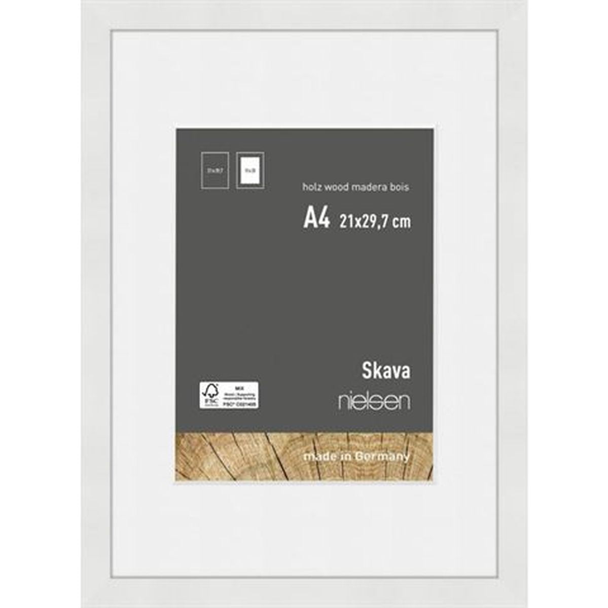 Nielsen Photo Frame 6321101 Skava White A4 21 X 29.7 cm