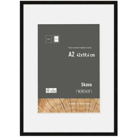 Nielsen Photo Frame 6341100 Skava Black A2 42x59.4 cm