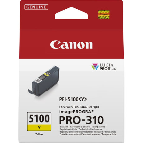 Canon Ink PFI-5100 Y Eur Yellow Ink Tank