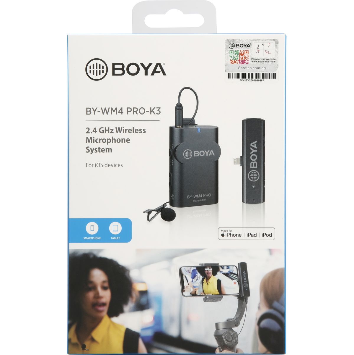 Boya BY-WM4 PRO-K3 Wireless Set For iPhone