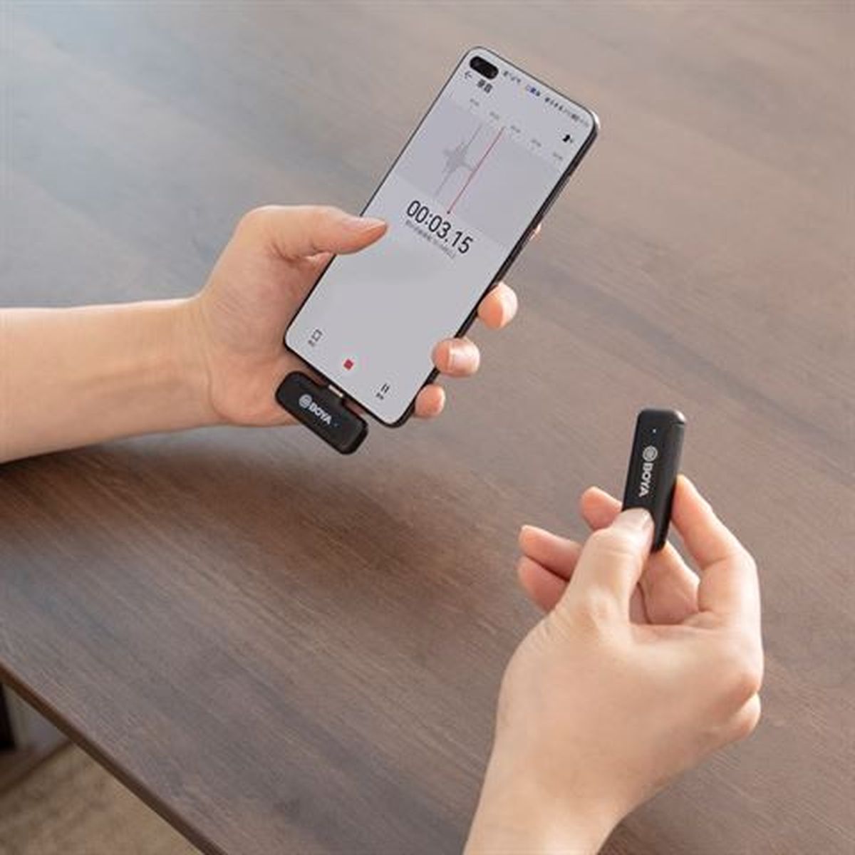 Boya BY-WM3T2-D Wireless Mic For iOS Two Transmitter - image 4 of 5