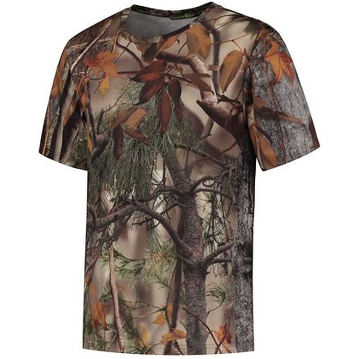 Stealth Gear T-Shirt Short Sleeve Camo Forest Print Size XXL