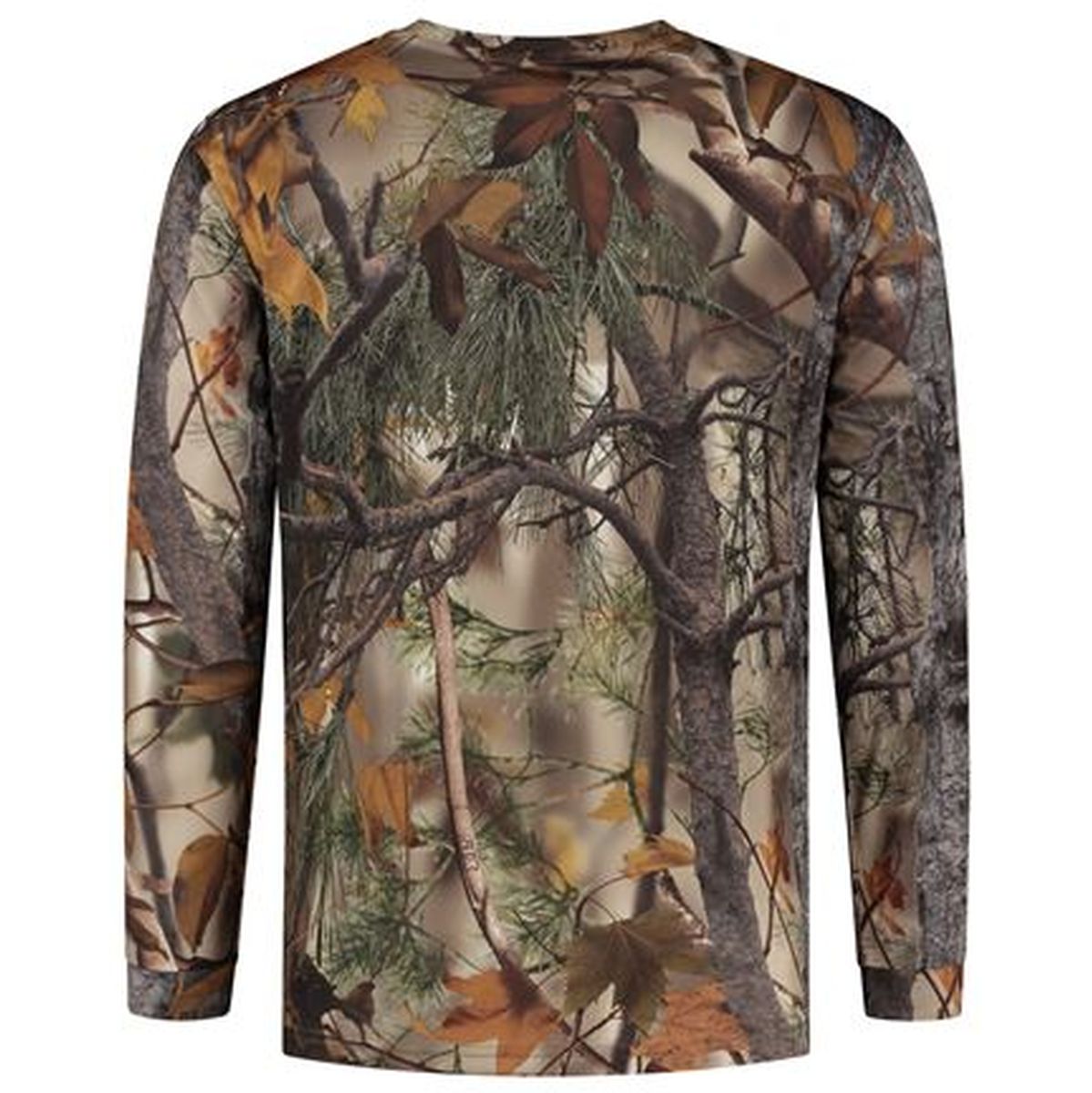 Stealth Gear T-Shirt Long Sleeve Camo Forest Print Size L