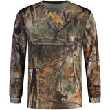 Stealth Gear T-Shirt Long Sleeve Camo Forest Print Size XL