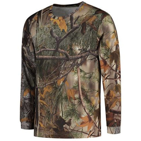Stealth Gear T-Shirt Long Sleeve Camo Forest Print Size XXL - image 3 of 4